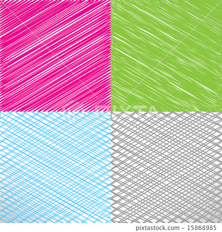 Set of pencil and marker hatching backgrounds.... - Stock Illustration ...