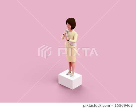 A woman fighting elections 15869462