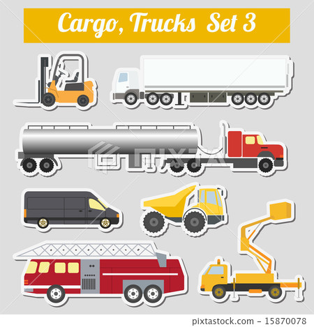 Set of elements cargo transportation 15870078