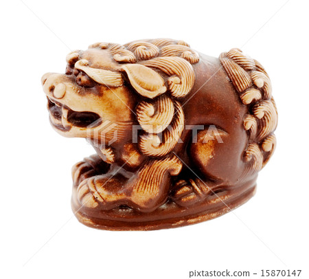 Brown statuette of dog Brown statuette of dog 15870147