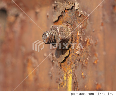 Metal nut rusted Metal nut rusted 15870179