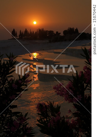 Sunset of Pamukkale 15870442