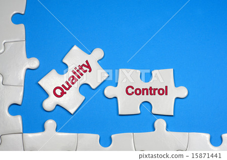 Quality Control Text - Business Concept 15871441