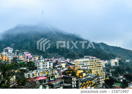 View of Sapa city, Sapa, Lao Cai, Vietnam 15871997
