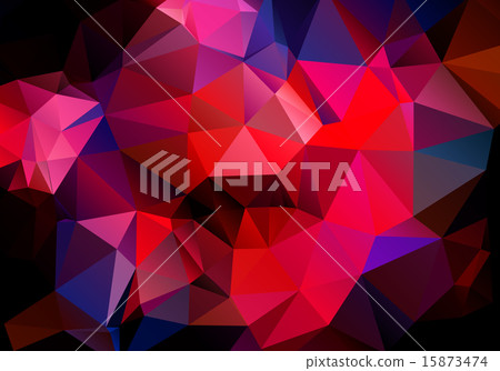 Multicolored background polygon 15873474
