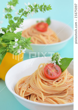 Non-oil cold tomato pasta 15875097