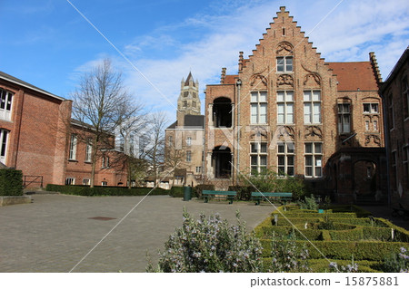 世界遺產站點布魯日大教堂比利時 15875881