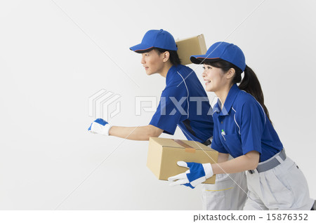 送貨上門快遞送貨員圖像 15876352