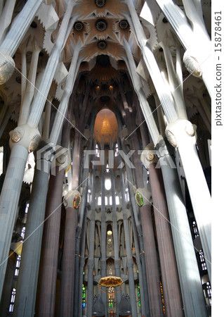 Sagrada Familia's inner main altar (front) 15878461