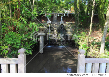 新綠色Furukadera瀑布 新綠色Furukadera瀑布 15879034