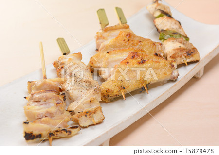 Assorted delicious yakitori 15879478