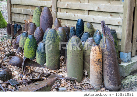 bombs and grenades World War 1 in Flanders Belgium bombs and grenades World War 1 in Flanders Belgium 15881081