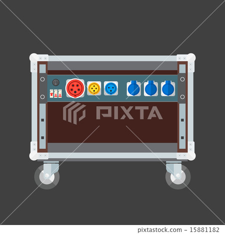 flat color concert stage rack box power sockets flat color concert stage rack box power sockets 15881182