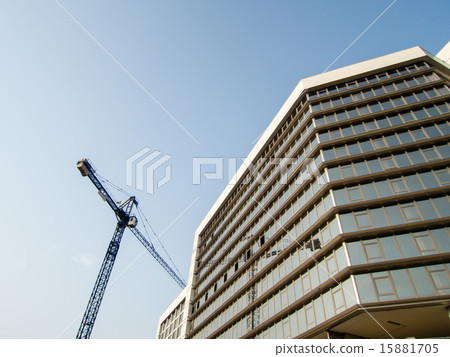 建築用玻璃建設中和大型起重機 15881705