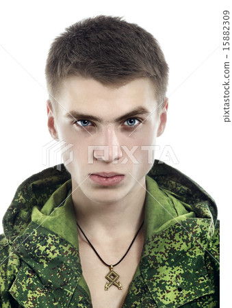 Military Man Portrait Military Man Portrait 15882309