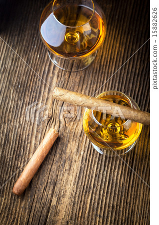 quality cigars and cognac 15882626