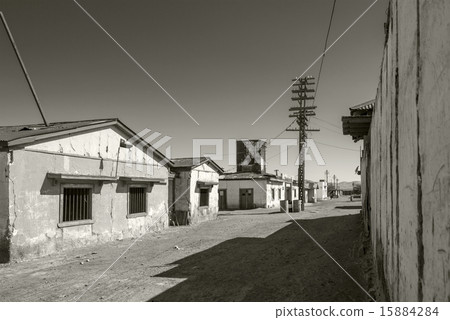 Deserted Ghost Town Humberstone, Chile Deserted Ghost Town Humberstone, Chile 15884284