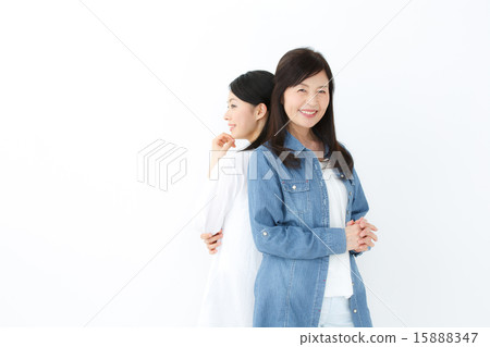 Parent and child back to back Parent and child back to back 15888347