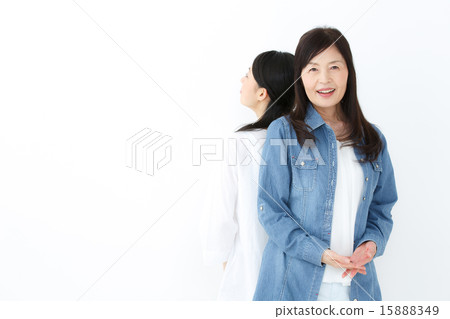 Parent and child back to back Parent and child back to back 15888349