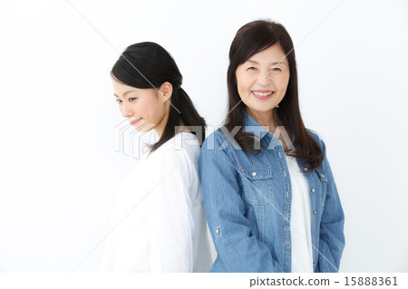 Parent and child back to back Parent and child back to back 15888361