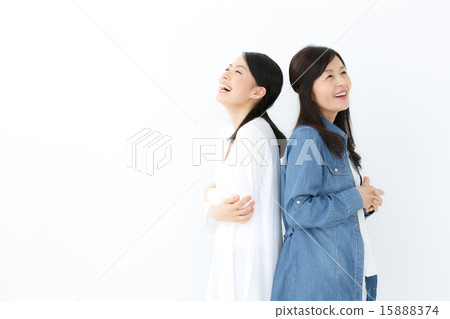 Parent and child back to back Parent and child back to back 15888374