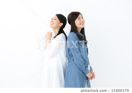 Parent and child back to back Parent and child back to back 15888379