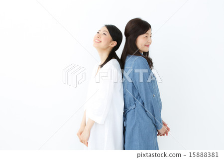 Parent and child back to back Parent and child back to back 15888381