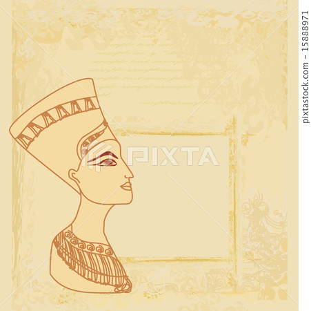 old paper with Egyptian queen cleopatra old paper with Egyptian queen cleopatra 15888971