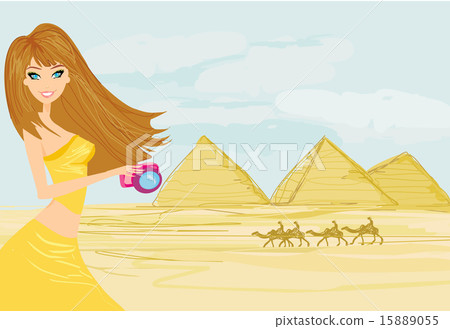 Photographer taking pictures in Giza  15889055