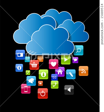Cloud Computing Concept Vector Illustration - Stock Illustration ...