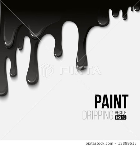 Paint colorful dripping background, vector illustration 15889615