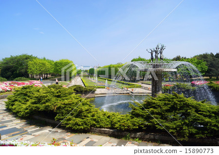 Showa Memorial Park fountain Showa Memorial Park fountain 15890773
