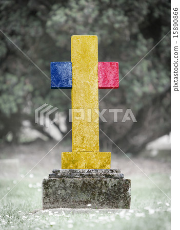Gravestone in the cemetery - Romania 15890866