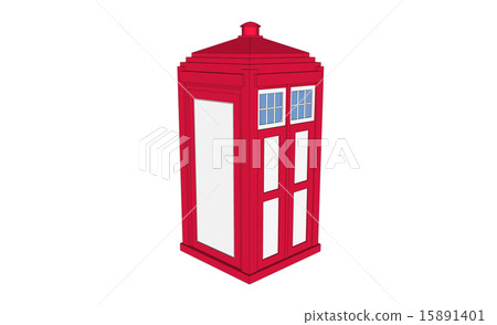 red vintage guardhouse 15891401