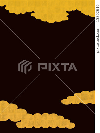 Gilt cloud pattern _ vertical Gilt cloud pattern _ vertical 15892616