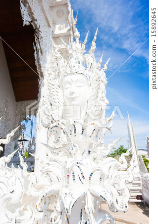 Wat Rong Khun (White temple) in Chiang Rai Wat Rong Khun (White temple) in Chiang Rai 15892645