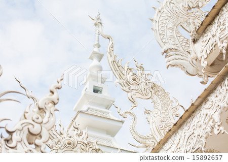 Wat Rong Khun (White temple) in Chiang Rai  15892657