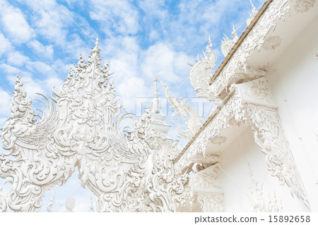 Wat Rong Khun (White temple) in Chiang Rai  15892658