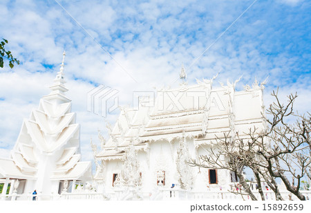 Wat Rong Khun (White temple) in Chiang Rai  15892659