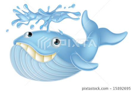 Cartoon Whale 15892695