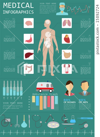 Medical and healthcare infographic, - Stock Illustration [15892724] - PIXTA