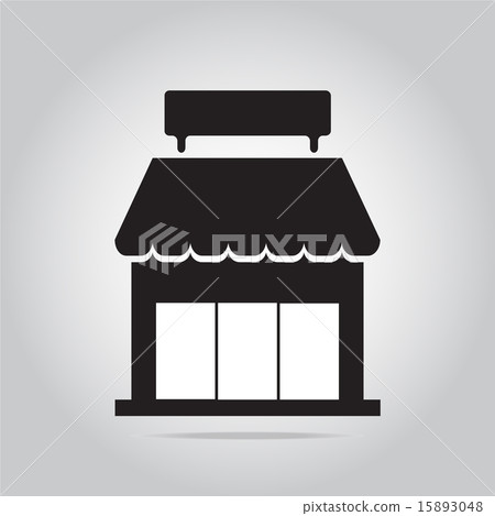 Shop building icon - Stock Illustration [15893048] - PIXTA