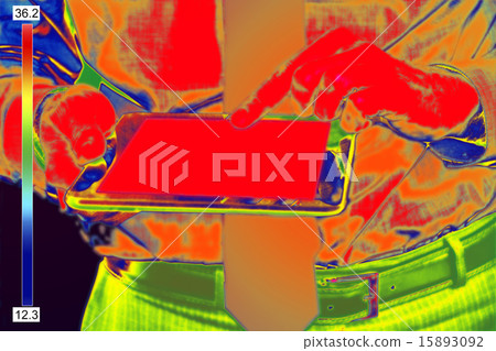 Infrared image of Businessman 15893092