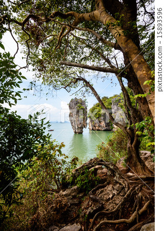 High angle view Khao Tapu island 15893596