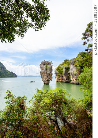 High angle view Khao Tapu island 15893597