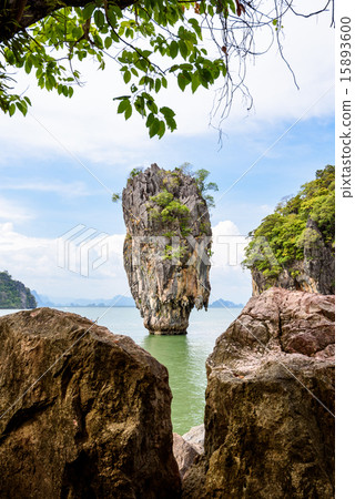 High angle view Khao Tapu island 15893600
