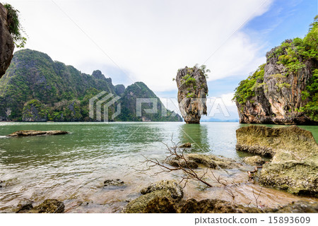 Landscape Khao Tapu or James Bond Island 15893609