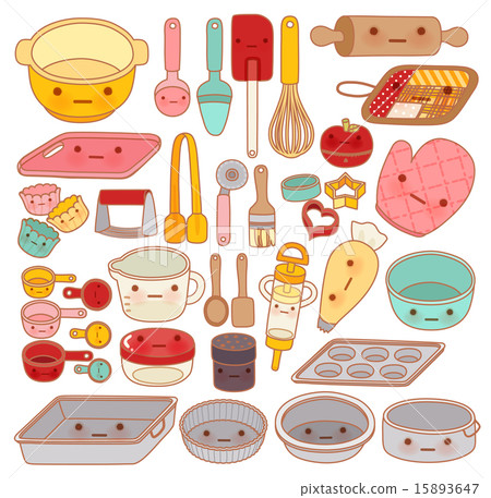Collection of lovely pastry tool and equipment Collection of lovely pastry tool and equipment 15893647