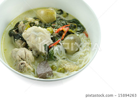 green curry in bowl 15894263