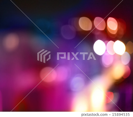 Abstract city lights blur blinking background.  15894535